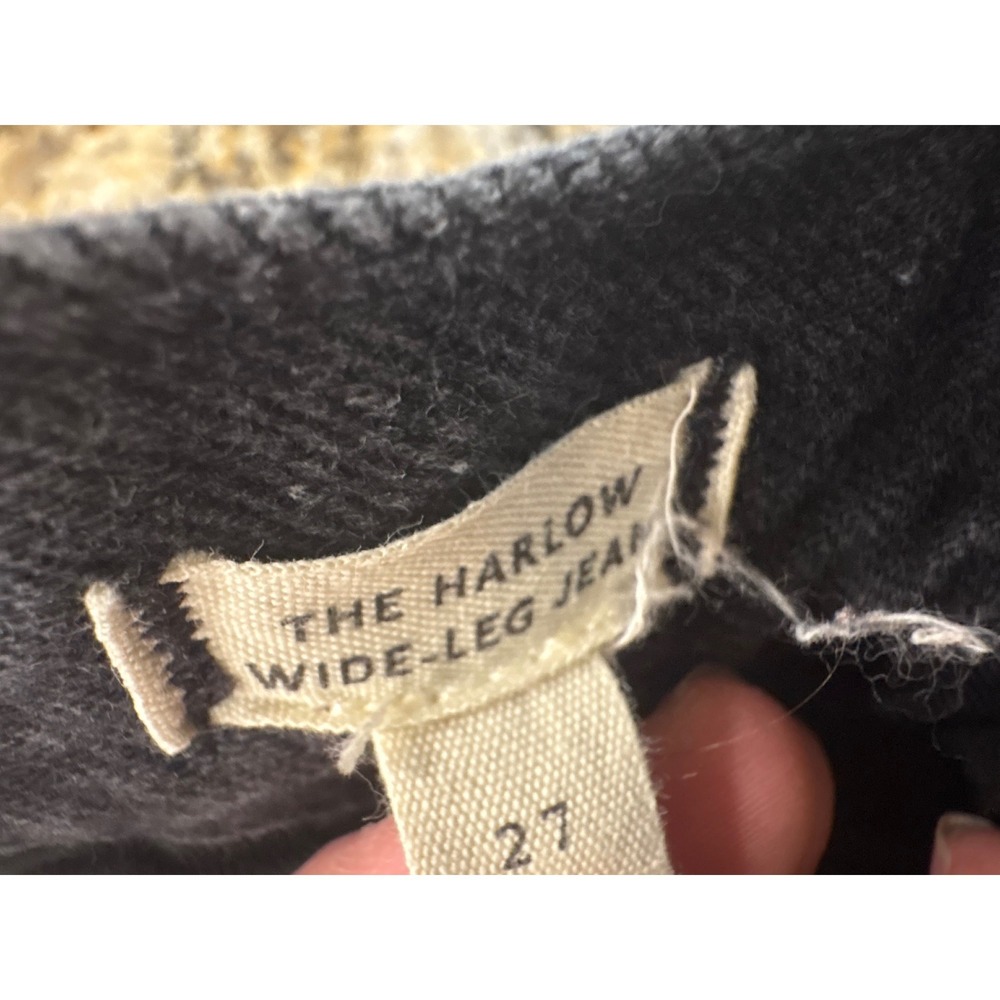 Madewell Harlow Wide-Leg Jean Hollenbeck Wash Black 27 - Picture 12 of 13